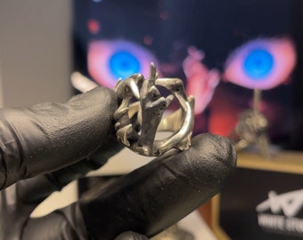 Gojo Satoru Ring (Unlimited Void) Handmade silver ring - Anime Jujutsu Kaisen