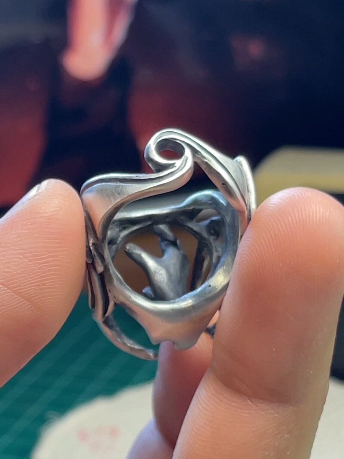 Gojo Satoru Ring (unlimited Void) Handmade Silver Ring - Anime