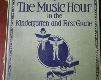 Antique Piano Music Book: The Music Hour, 1929
