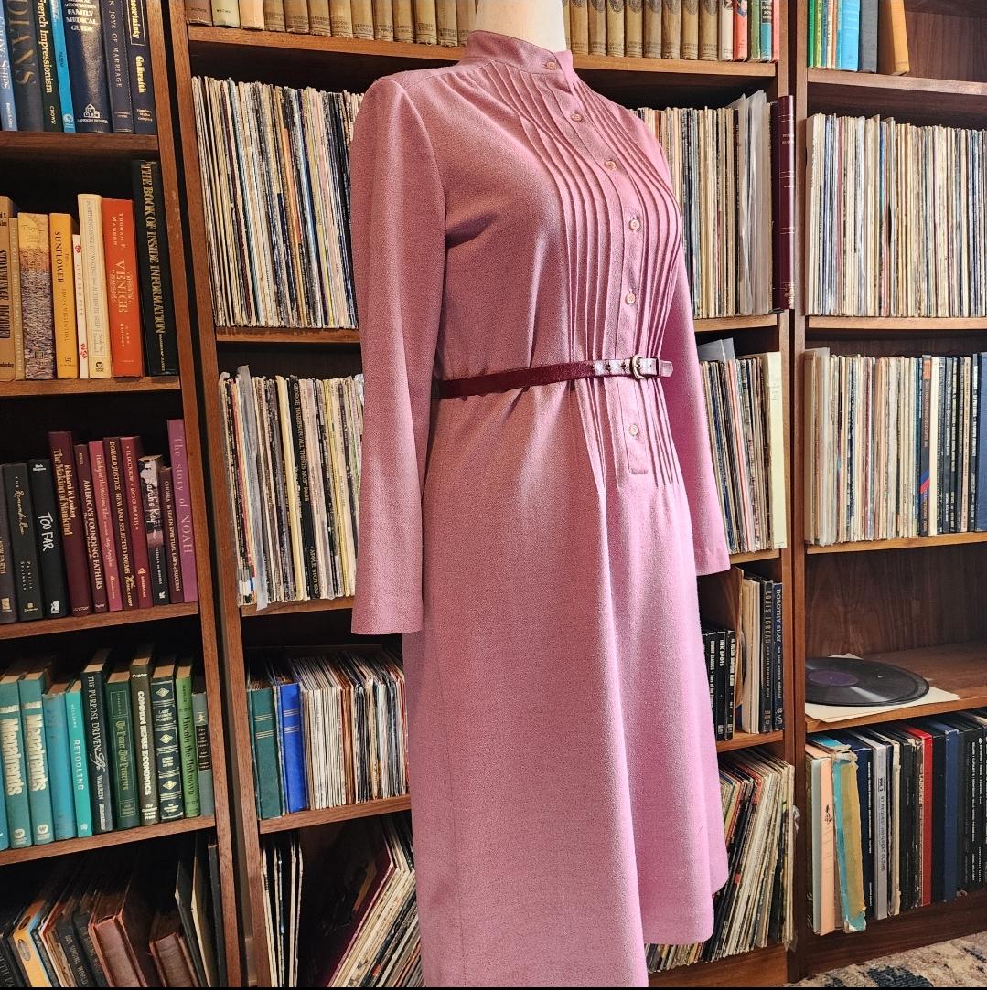 green emerald velvet dress 70/80's Nancy Greer New York Longsleeve Dress - XSmall main image 0