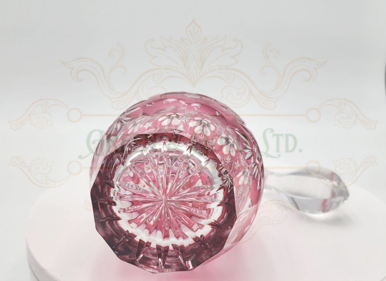 NACHTMANN ITEM A Gold Ruby Overlay Crystal Decanter Circa 1950s Fine ...