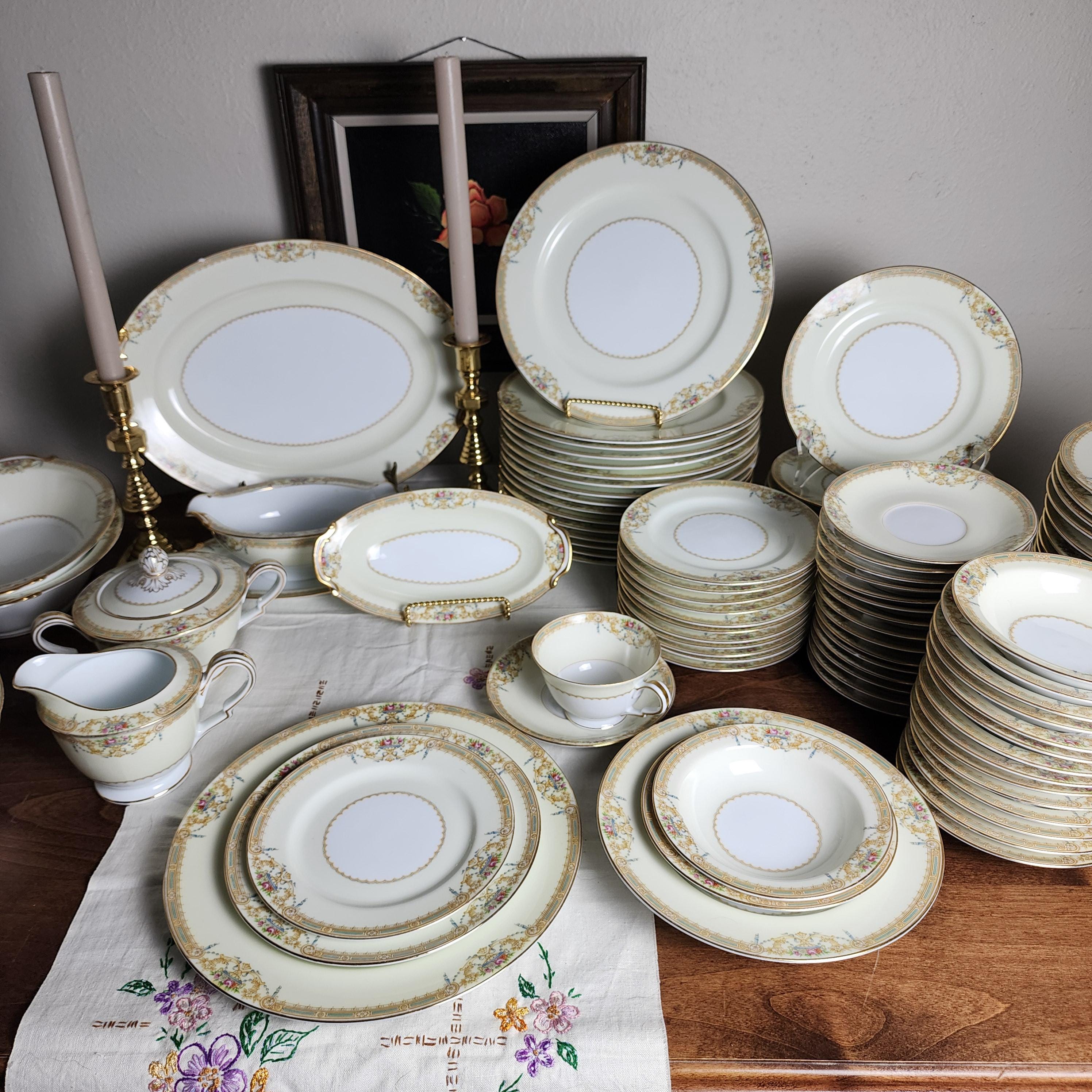 Antique Noritake Brand Sonora Style Circa 1933 Art Deco Style