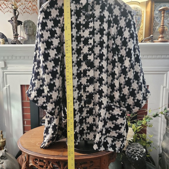 1X Houndstooth Coat Choice of Blue, Red, or White… - image 16