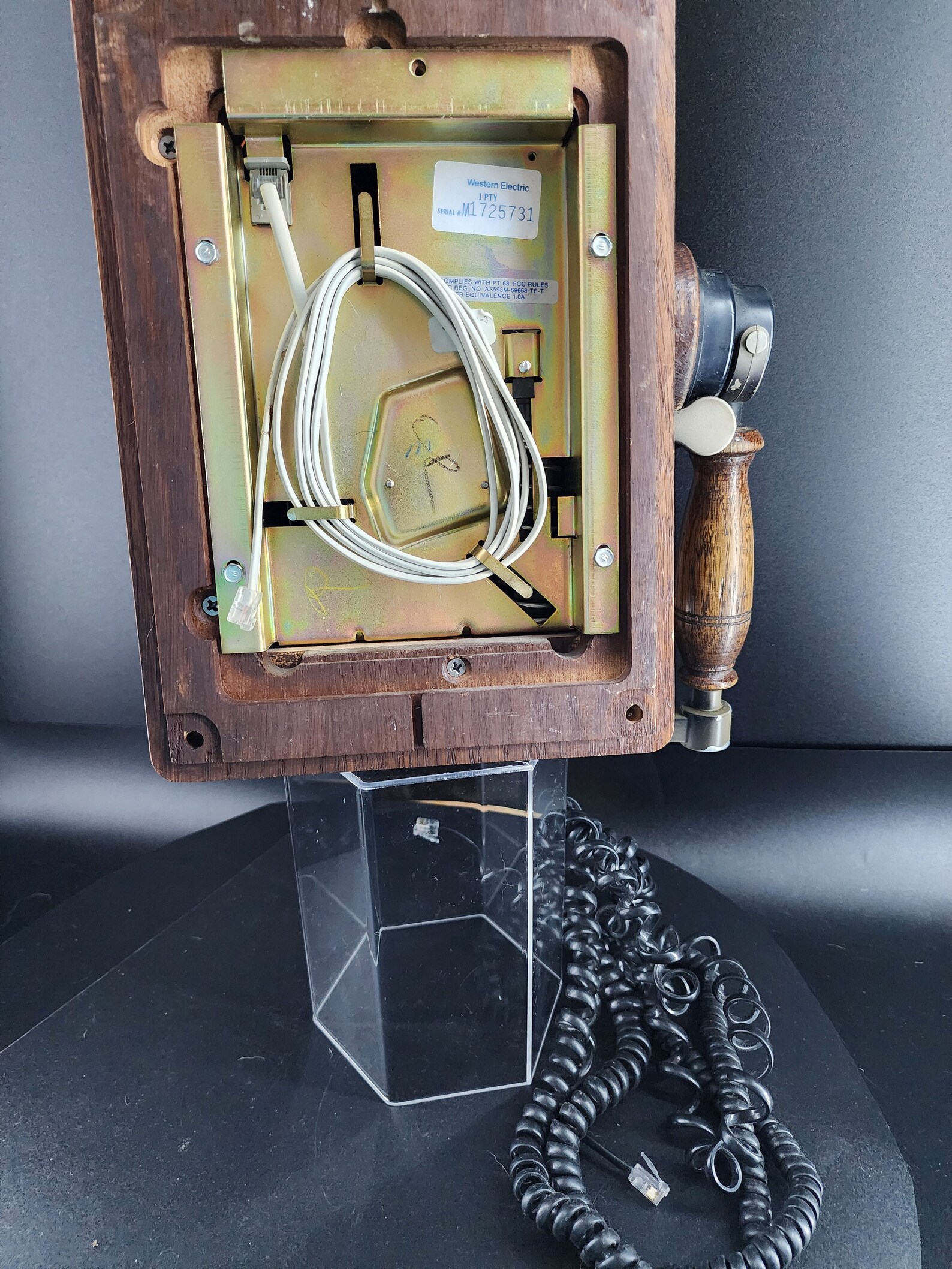 Vintage 1980s Western Electric Reproduction Antique Telephone | Wall ...