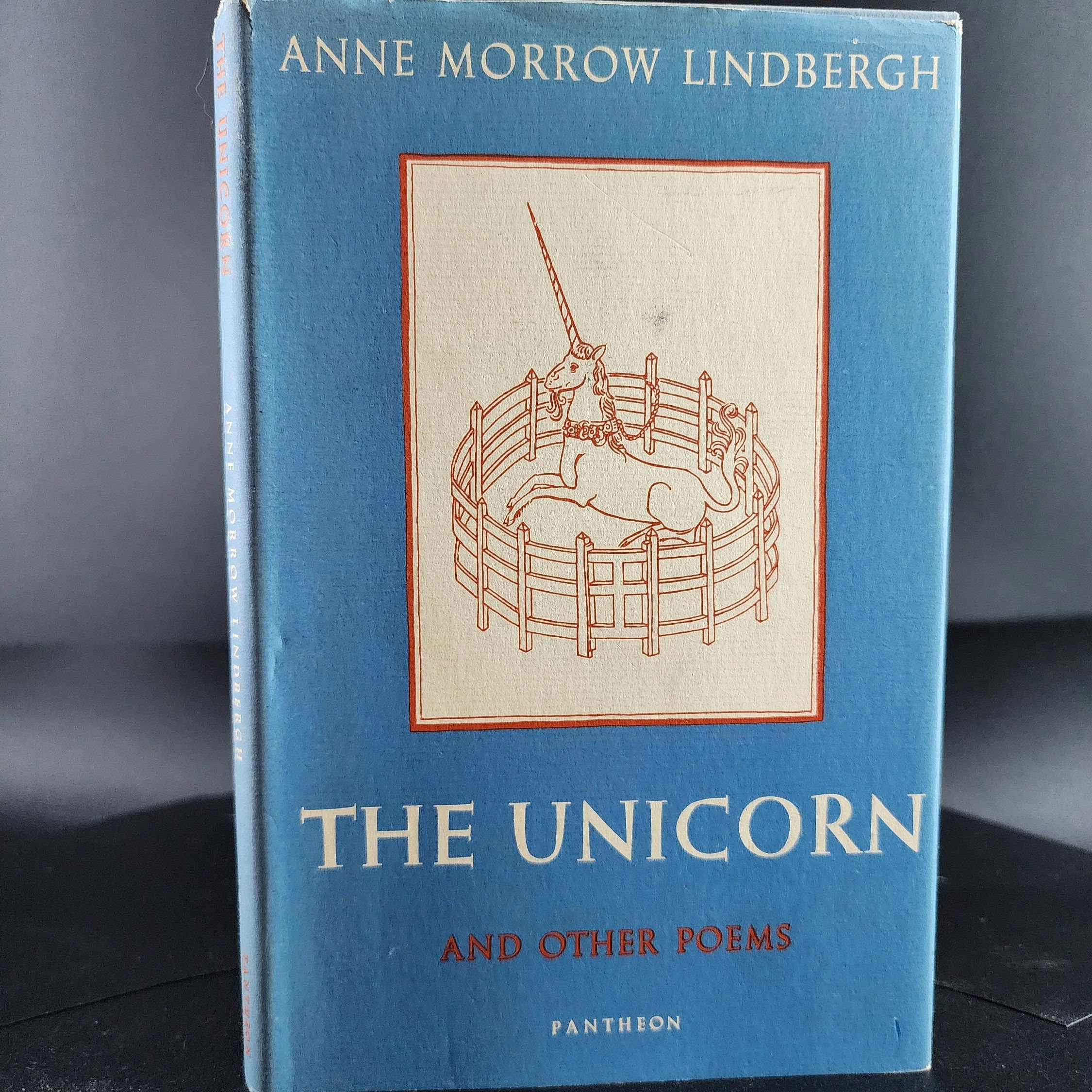 1965 First Edition: THE UNICORN and Other Poems 1935 - 1955 by Anne Morrow Lindbergh | Vintage Poetry Collector Book