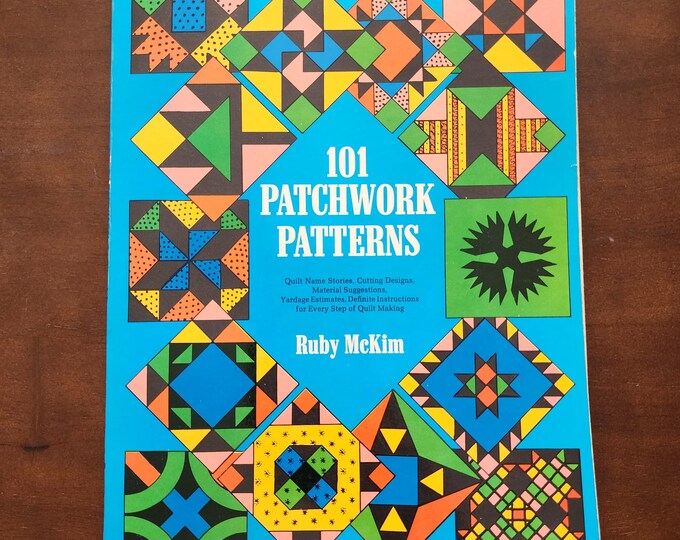 101 Patchwork Patterns (dover Crafts: Quilting Series) by Ruby Mckim - Etsy