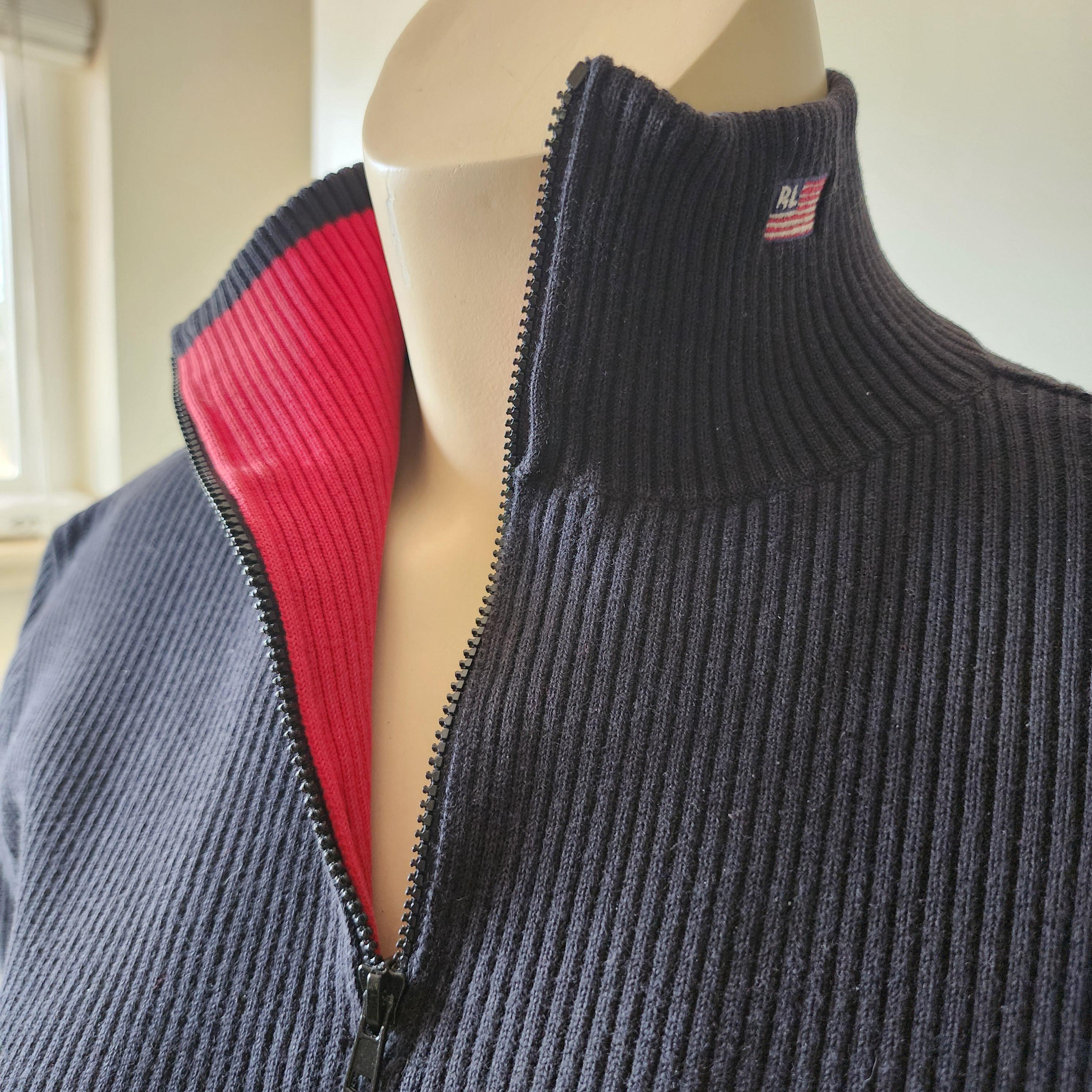 Ralph Lauren Turtleneck Zip - Etsy