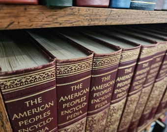The American Peoples Encyclopedia Numbered Volumes and Year
