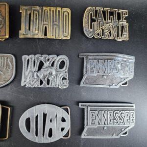 California Western Belt Buckle - Etsy display picture 1