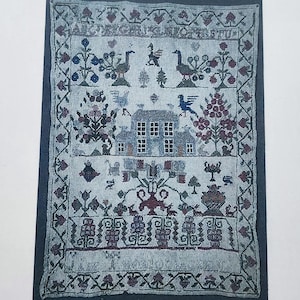 In Village and Town Sampler pattern and instructions