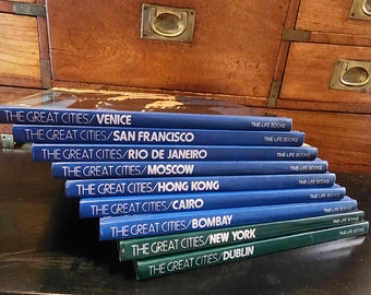 The Great Cities Time-life Vintage Hardback Cloth Bound Books