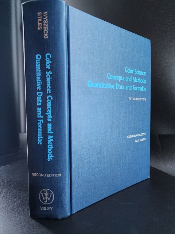 Vintage Color Science Hardback Book: Wyszecki & Stiles, 1982 - Etsy