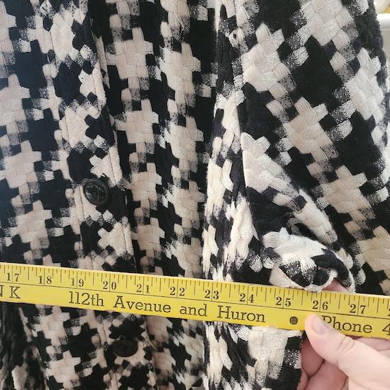 1X Houndstooth Coat Choice of Blue, Red, or White… - image 17