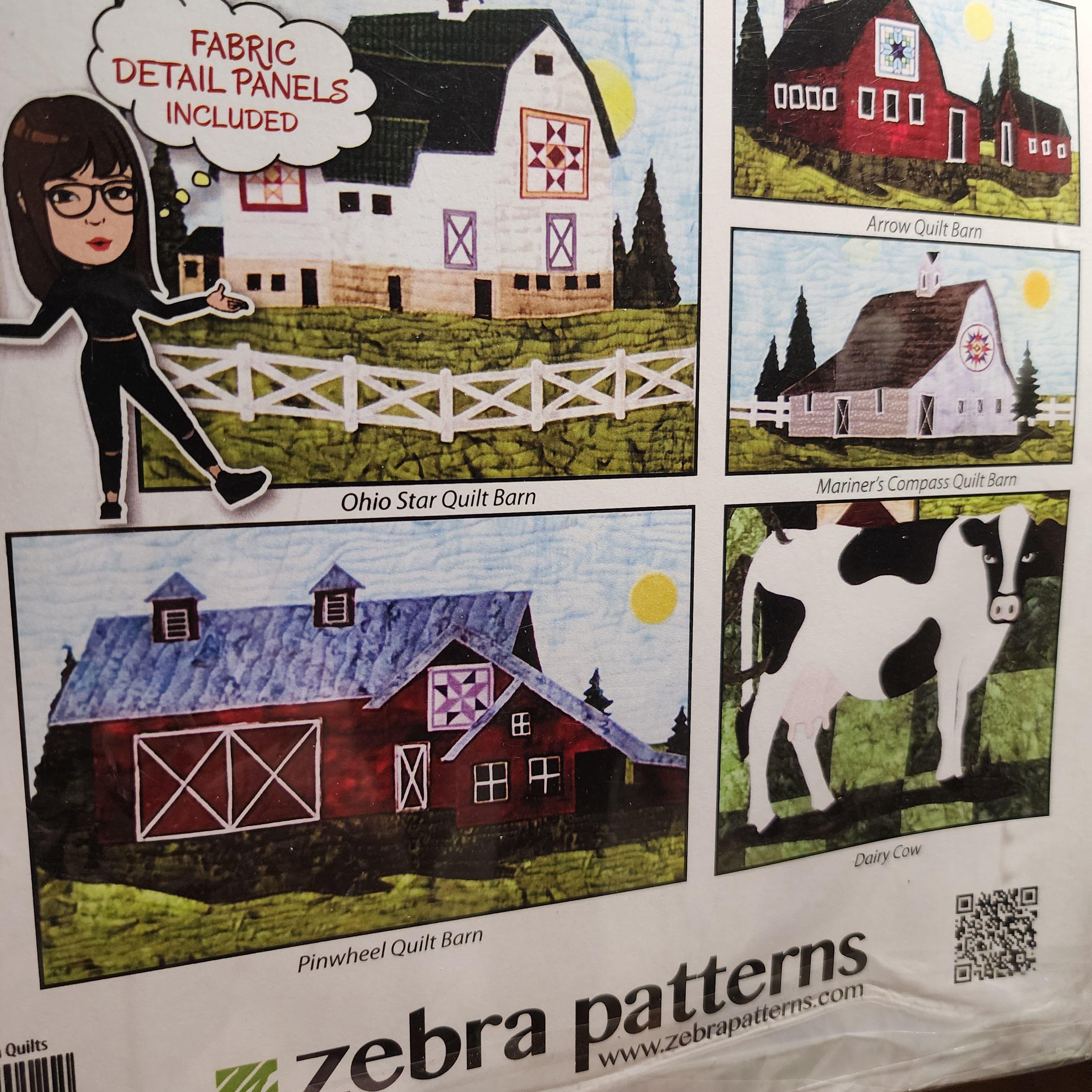 The Big Book of Appliqué Barn Quilts by Zebra Patterns, Designs Include ...
