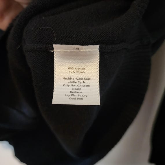 L Black Basic Buttoned Cardigan by Talbots Long S… - image 5