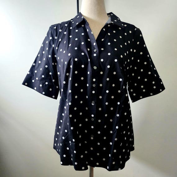 16 Talbots NEW with tags button up collared short… - image 1
