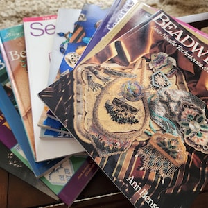 Choice of beading craftbook - 10 dollars each | Beadweaving needle techniques, reference book, seed beading, pattern beading