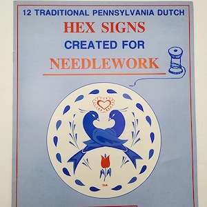 Traditional Pennsylvania Dutch Hex Patterns Created for Needlepoint 1978 | Instant Download | PDF