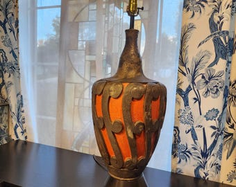 Vintage 70s Jo Wallis Designed Mid-century Modern Table Lamp