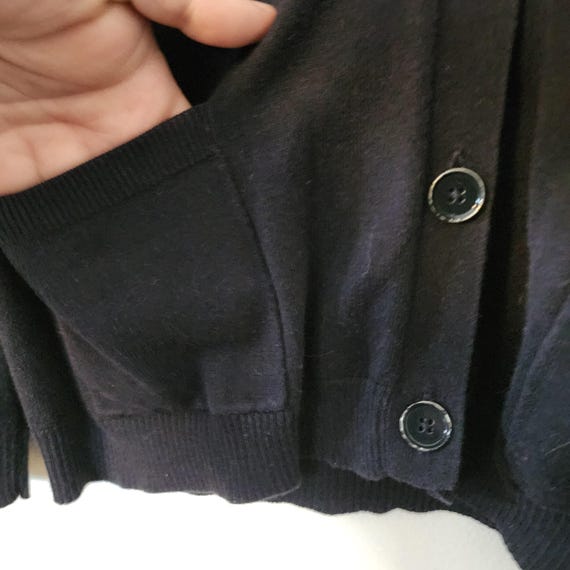 L Black Basic Buttoned Cardigan by Talbots Long S… - image 4