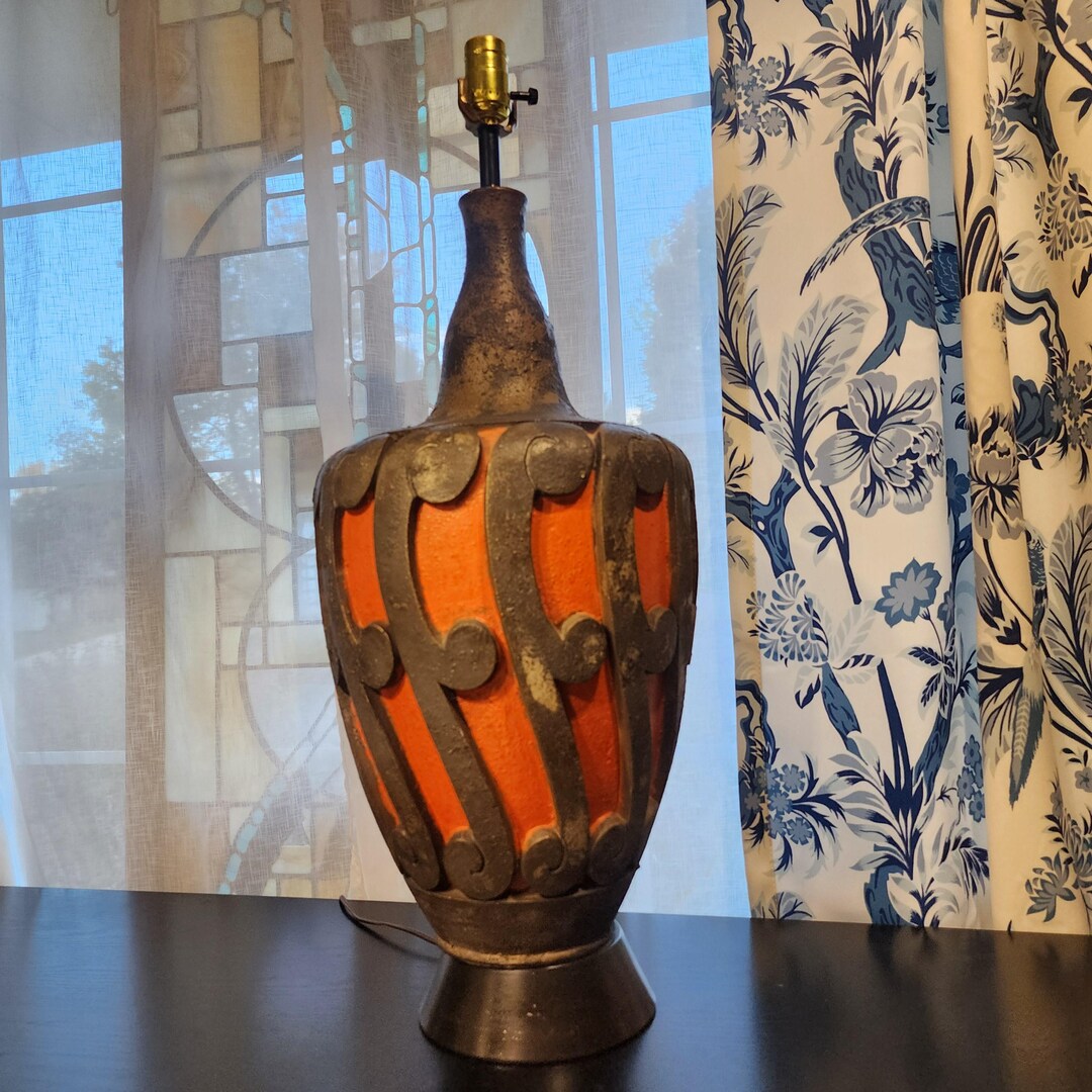 英70s vintage lamp made in England イングランド Vintage 70s Jo Wallis Designed Mid-century Modern Table Lamp