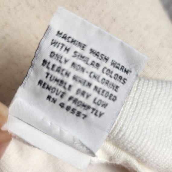 L off white layerable basic cotton blend button u… - image 6