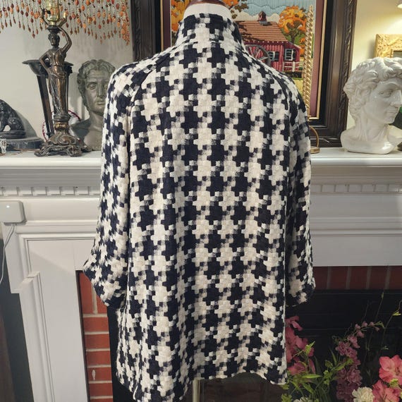1X Houndstooth Coat Choice of Blue, Red, or White… - image 12