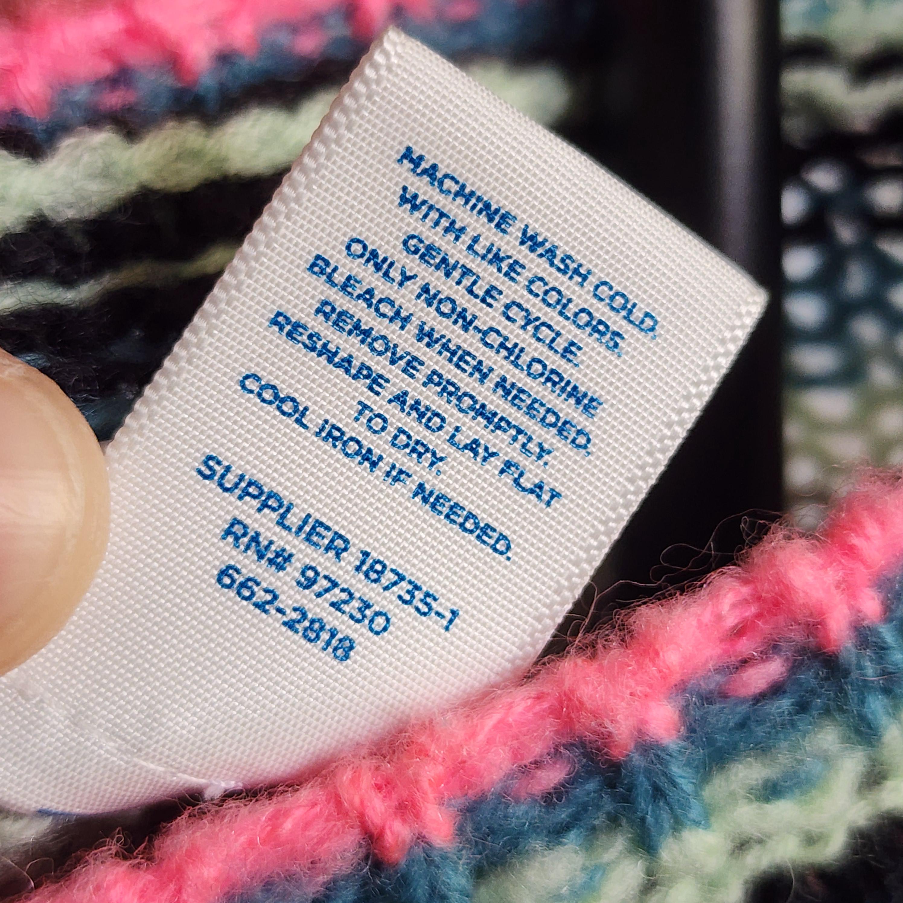 XS | Y2K Striped Knit Crop Sweater: Arizona Jean Co, Bright Colors