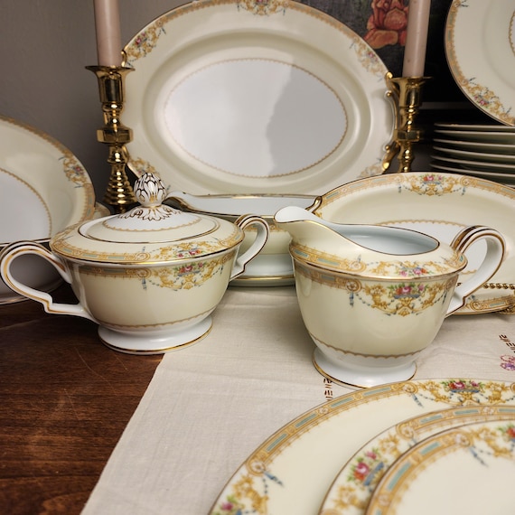 Antique Noritake Brand Sonora Style Circa 1933 Art Deco Style