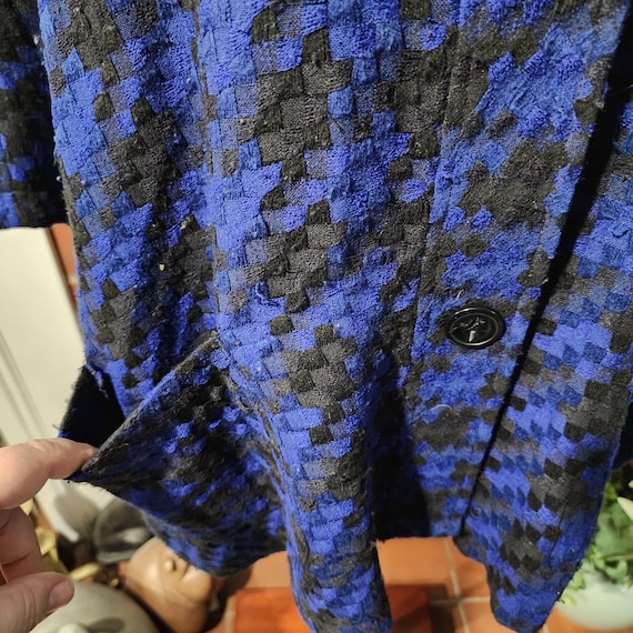 1X Houndstooth Coat Choice of Blue, Red, or White… - image 14