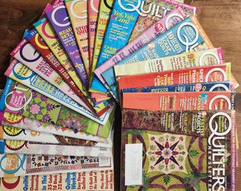 Quilters Newsletter Magazine 1993 - 2010 sold individually
