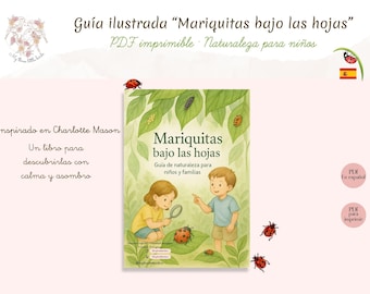 Ladybug guide for kids PDF | nature study guide for children | ladybug life cycle | ladybug anatomy | printable homeschool resource