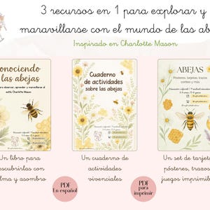 Abeilles | Guide, carnet et cartes imprimables | Activités Charlotte Mason pour enfants