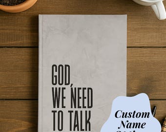 Diario de oración para hombres, cuaderno cristiano, devocional diario