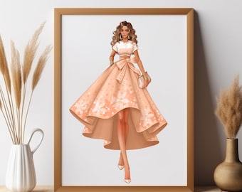 Fashion Art, Fashion Art Print, Art Print, Fashion Illustration, Fashion Drawing, Fashion Print, Fashion Design Print, Wall Art