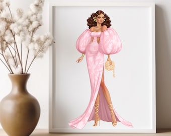 Fashion Drawing, Digital Art, Digital Print, Fashion Print, Fashion Art Print, Fashion Poster, Fashion Art Poster, Fashion Illustration