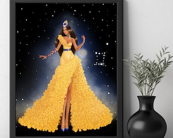 Géminis, Impresión de Géminis, Arte de Géminis, Regalo de Géminis, Arte del Zodíaco, Arte del Signo del Zodíaco, Impresión del Zodíaco, Impresión del Signo del Zodíaco, Impresión Digital, Impresión de Pared