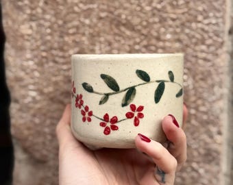 Teacup/Ceramic mug/Pesco cup/Tea cup/Handmade Teacup