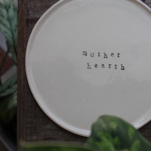 Handmade ceramic plate/Ceremonial plate/Gift plate/Stoneware plate/Dinner set