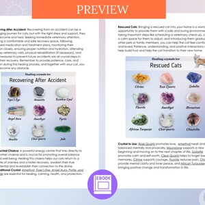 Cat's Chakra & Crystal Therapy Guide ebook PDF Purrfectly Balanced: Chakra and Healing Crystal Guide for Cats, Pet Reiki, Cat Meditation image 9