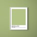 Matcha Latte Pantone Print, Matcha Latte Pantone, Pantone Print, Matcha Latte poster, Pantone Colors, Matcha Pantone, Matcha Latte Art