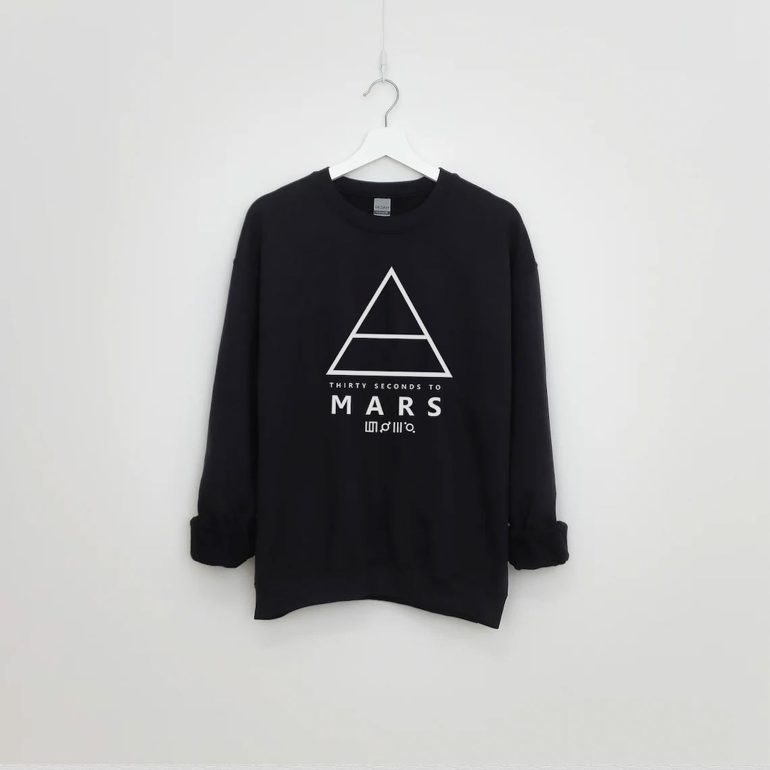 T-shirt Vintage 30 Seconds To Mars – Taille L – Noir – Manches Courtes – Neuf Avec étiquette