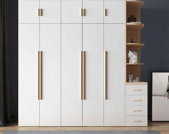 Whole wardrobe plate-type full set of Assemble Furniture simple Bedroom Five door Economical Wardrobe AliExpress