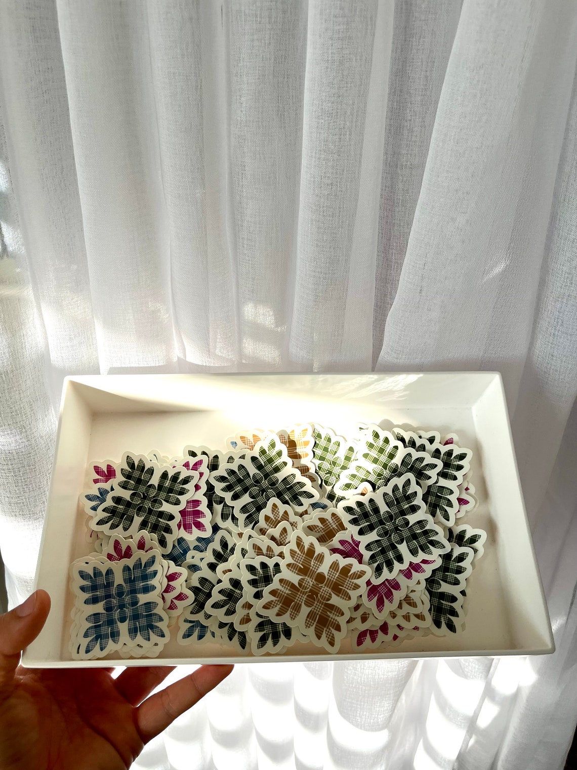 Palaka Quilt Sticker Etsy