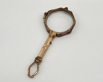 Lorgnons Vintage Ovale Plaqué Or Début XXe Siècle - Paire Unisexe Adulte - Occasion