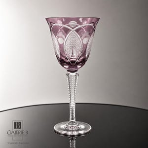 Weinglas geschliffen antik glas