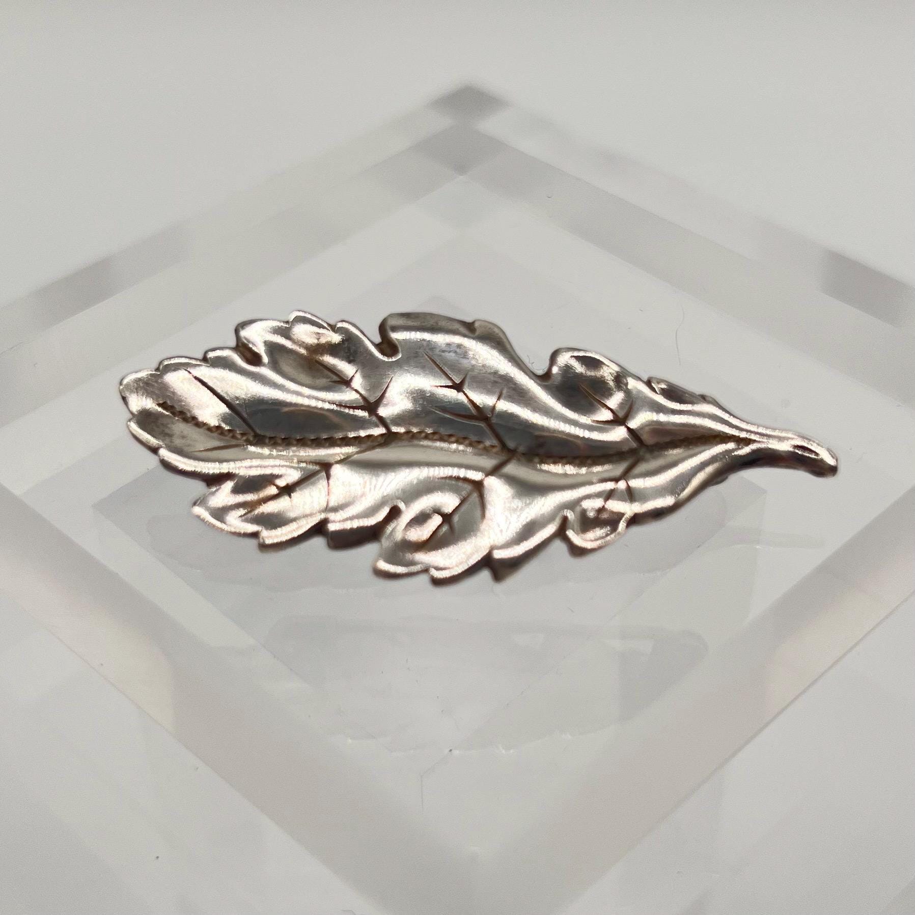 Grosse Broche Ancienne En Argent Massif Filigrané - Bijou Vintage, Occasion (silver Brooch)