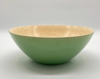 Signierte Villeroy & Boch Luxembourg Keramik Schale • 1950er Jahre • vintage I antik Dekoration • Mid Century modern • Grün • Obstschale