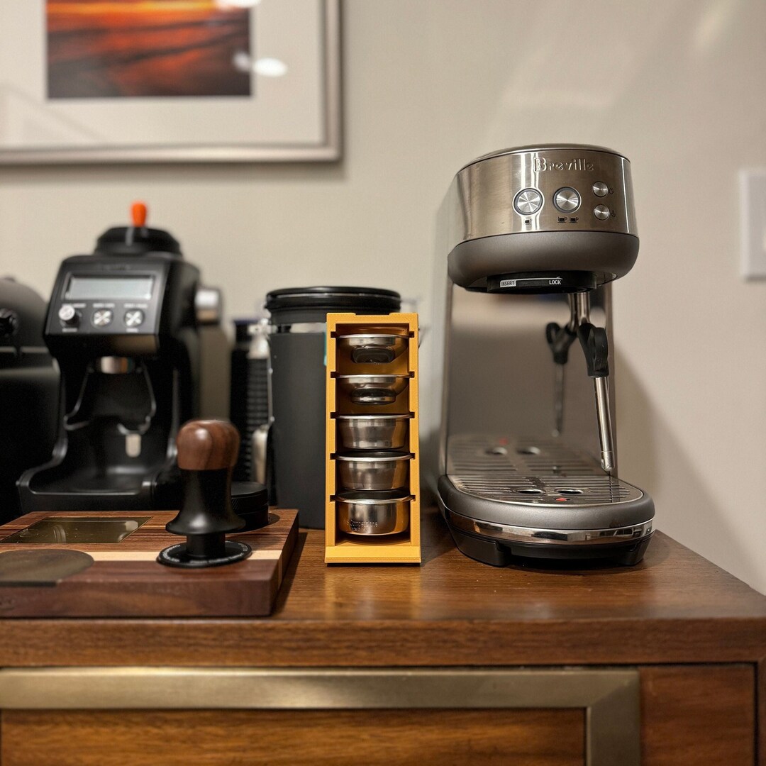 3D Printed Espresso Portafilter Basket Rack for 54mm Filter Baskets Etsy