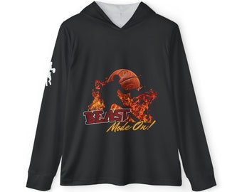 Men's Sports Warmup Hoodie Basketball (AOP)